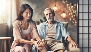 Prostata reflexologie: Masáž chodidel pomáhá